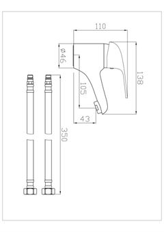 G4K Mono Basin Mixer technical