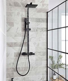 Nero Square Shower