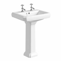 Astley 600mm 2th Basin & Pedestal