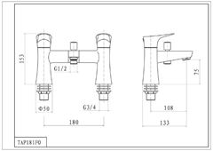 Focus Bath Shower Mixer technical