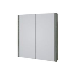 Purity 600mm Mirror Cabinet - Grey Ash