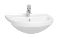 Style 550MM Round Semi Recessed Basin