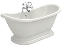 Grace Back To Wall Classic Freestanding Bath