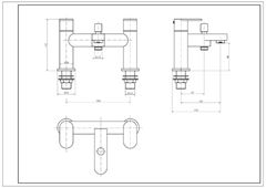 Logik Bath Shower Mixer technical 2