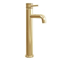 Core Brushed Brass Tall Mono Basin Mixer