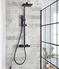 Nero Square Shower