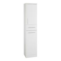 Impakt Bathroom Tall Boy Unit 350 2 Doors 1 Drawer