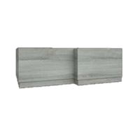 Purity 1700 L - Shaped Bath Panel Grey Ash