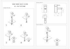 Mode Mono Basin Mixer technical