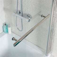 Tetris LH Square Shower Bath 1500 x 850 handle