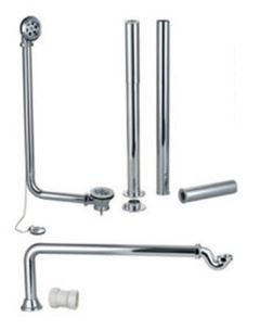 Exposed plug and chain bath waste premium set