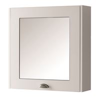 Astley 600mm Mirror Cabinet - Matt White