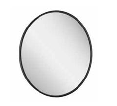 Macie 600 Mirrors Variant Macie Black LED Mirror 600mm