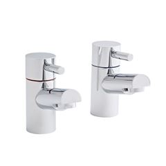 Plan Pair Basin Pillar Taps