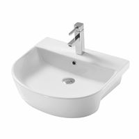 Kameo 560mm 1TH Semi Recessed Basin